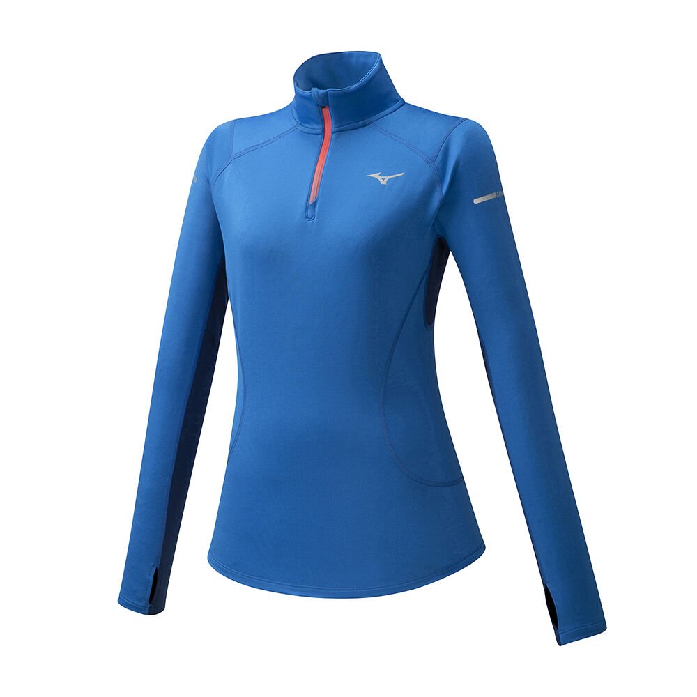 Sudaderas Mizuno Warmalite HZ Mujer Azules España DBSM-10928